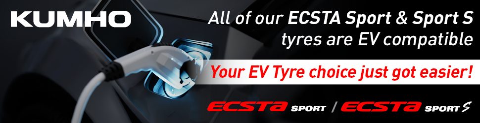 All Kumho Ecsta Sport and Sport S tyres are EV compatible