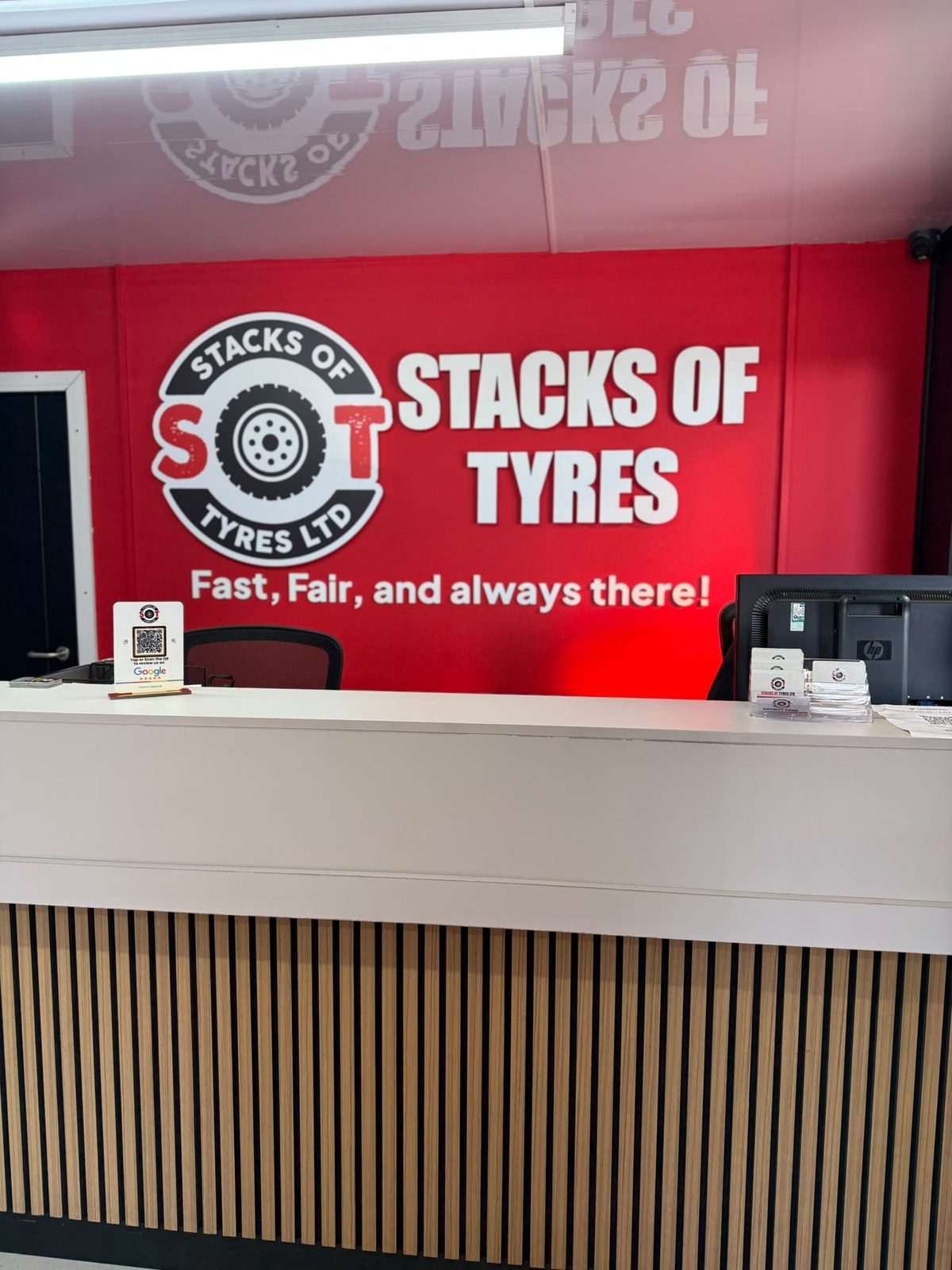 Stacks of Tyres reception — Fast, Fair, and always there!