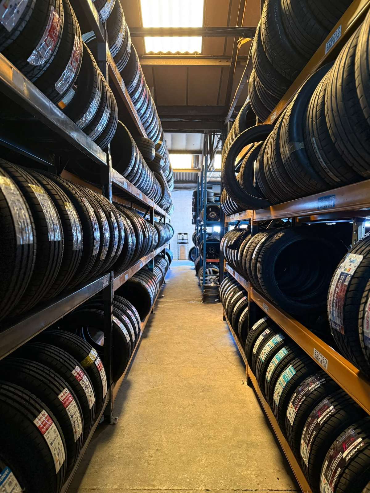 Stacks of Tyres fleet management service